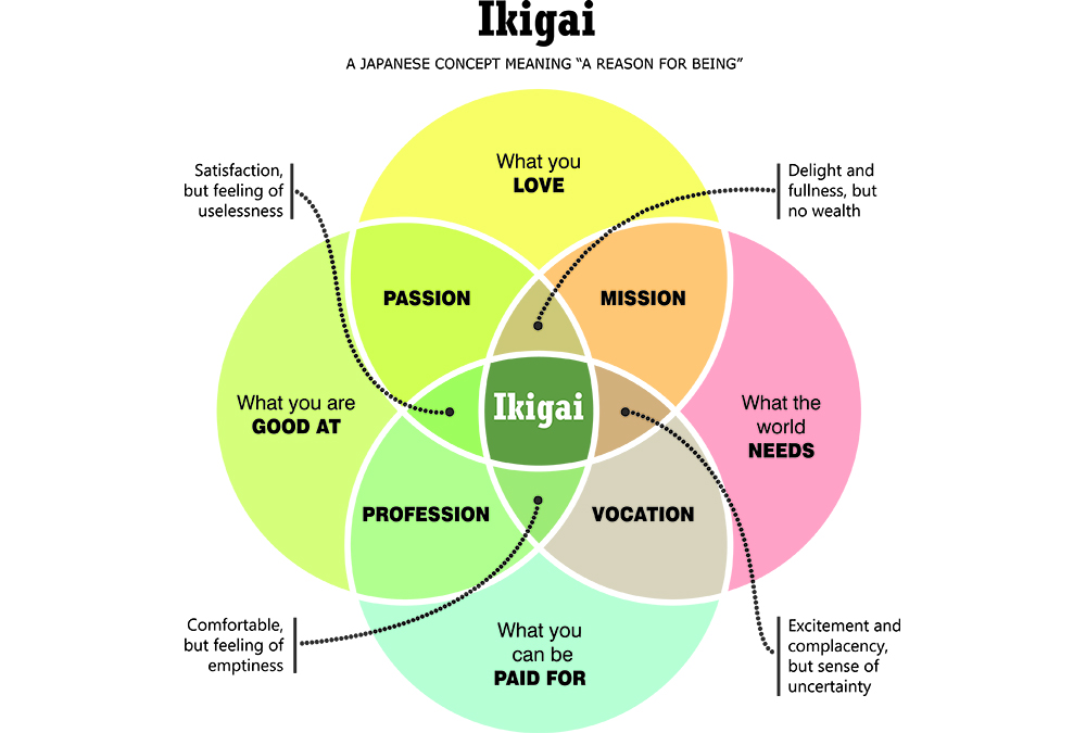 Ikigai: doen wat je graag doet
