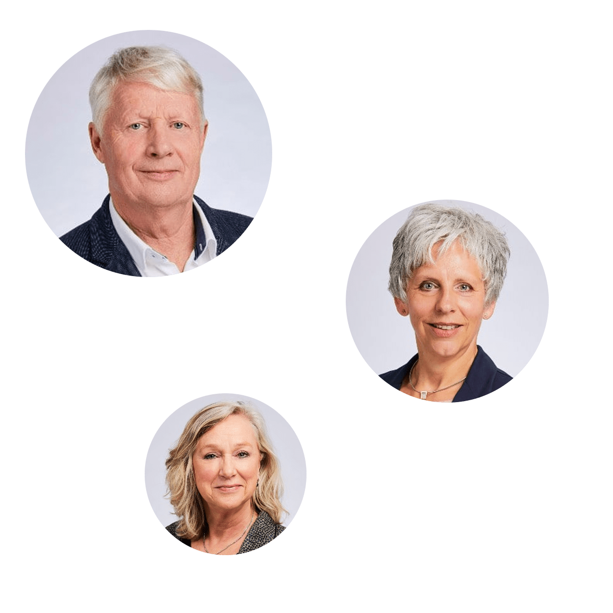 Drie ervaren psychologen van GORTcoaching die ondersteuning bieden bij het overwinnen van bindingsangst.