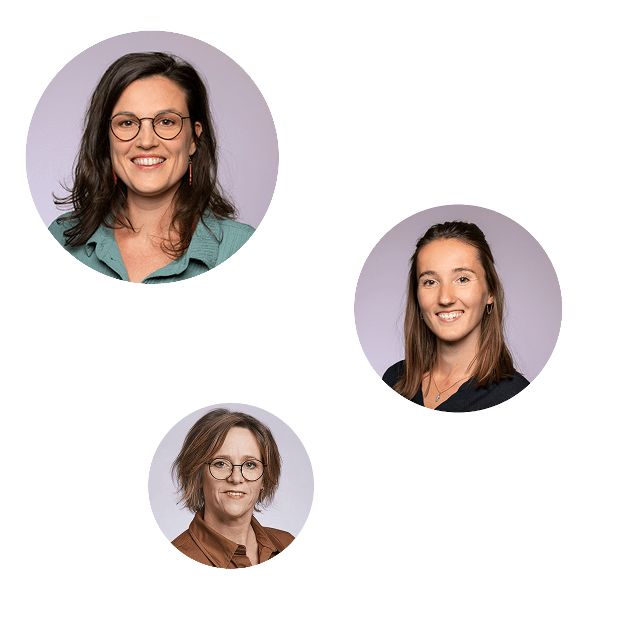 Drie GORTcoaches in portret gespecialiseerd in rouw en verlies